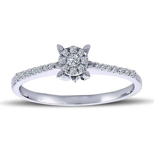 0.30 Carat Solid Look Diamond Ring