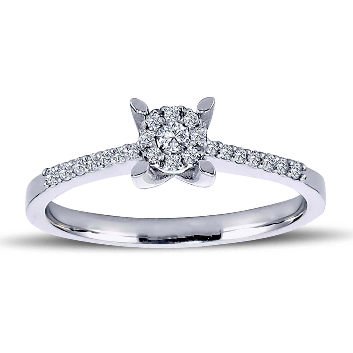 0.30 Carat Solid Look Diamond Ring