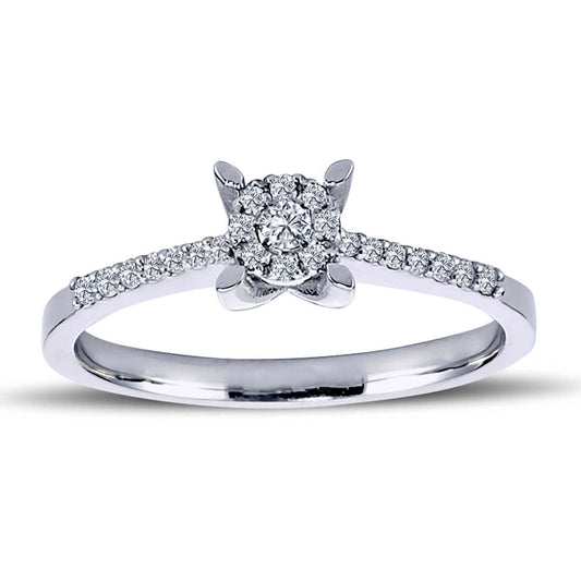 0.30 Carat Solid Look Diamond Ring