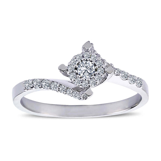 0.50 Carat Solid Look Diamond Ring