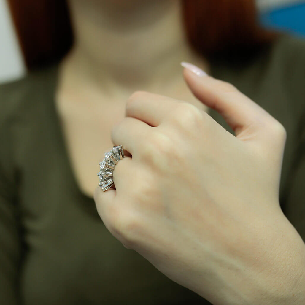 1.44 Carat Diamond Five Stone Ring