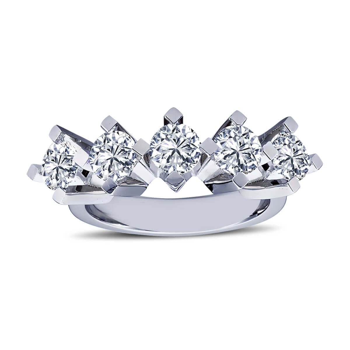 2 Carat Diamond Five Stone Ring