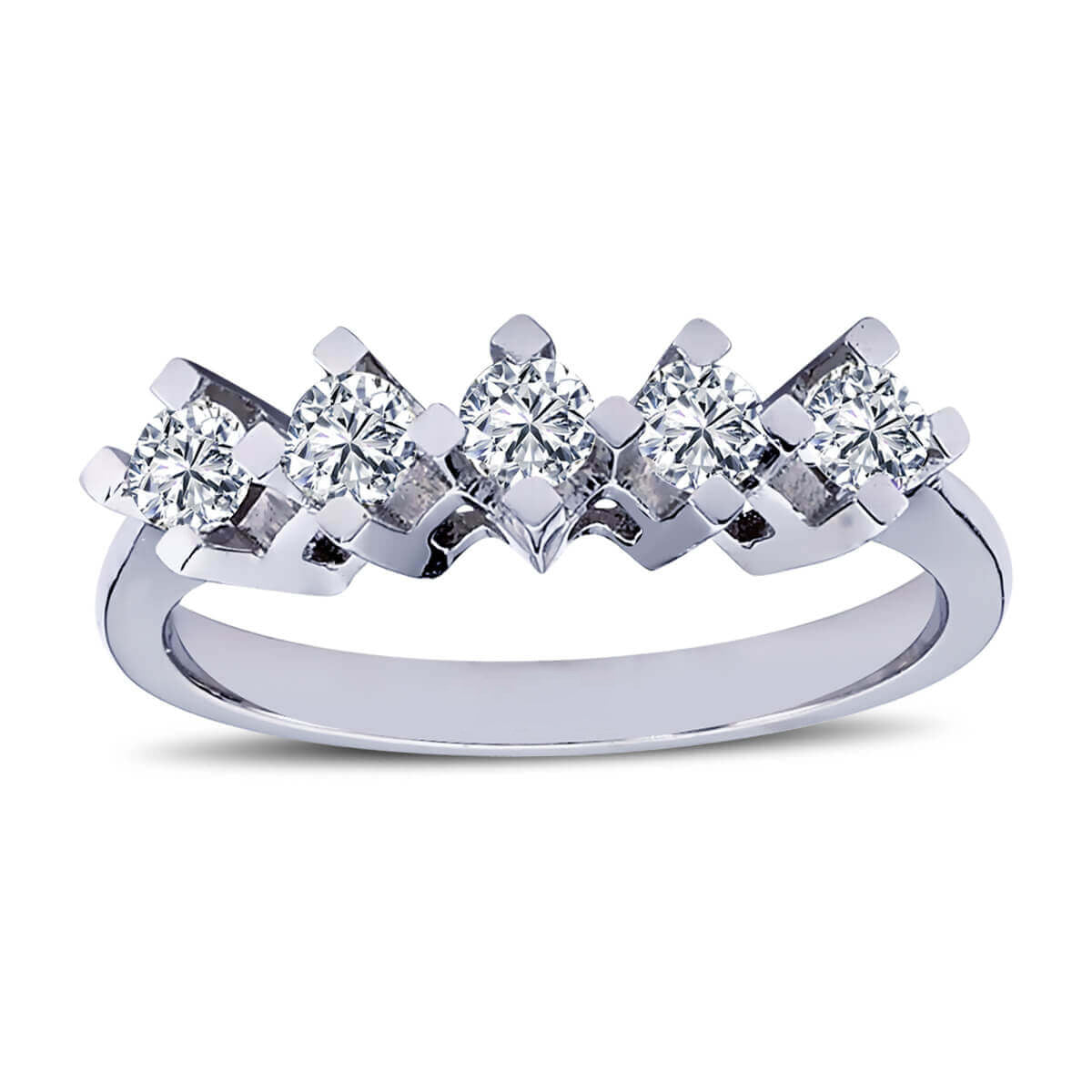 0.60 Carat Diamond Five Stone Ring