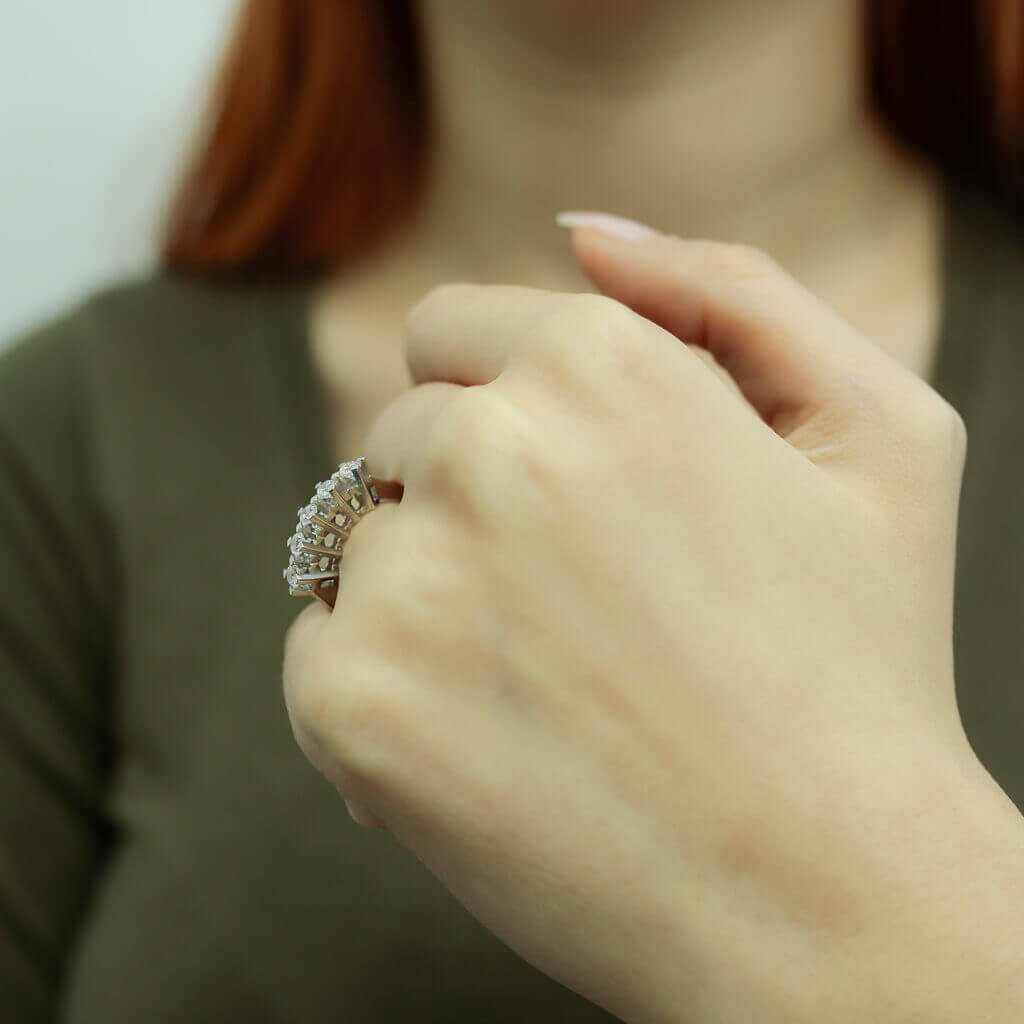 0.72 Carat Diamond Five Stone Ring