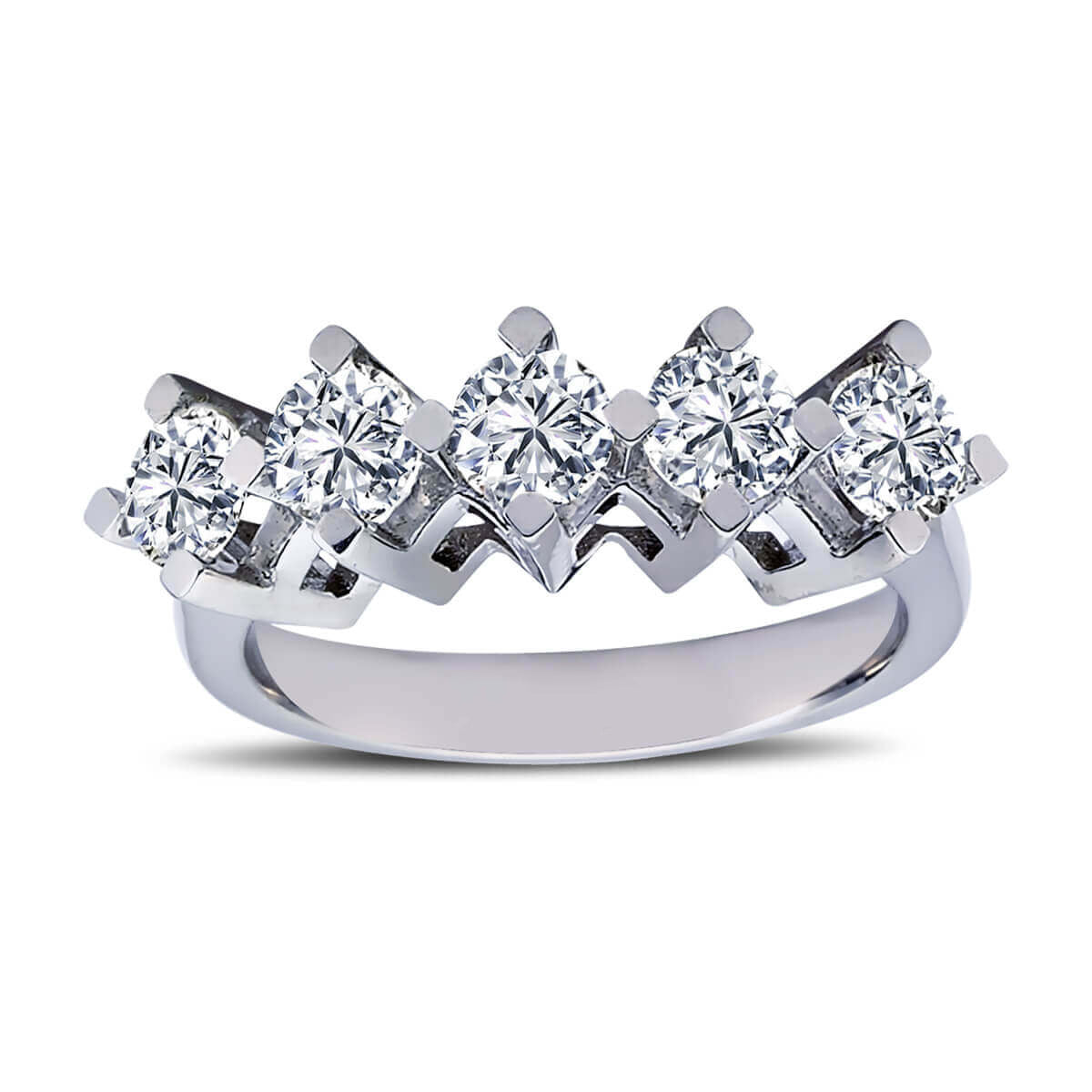 1.50 Carat Diamond Five Stone Ring