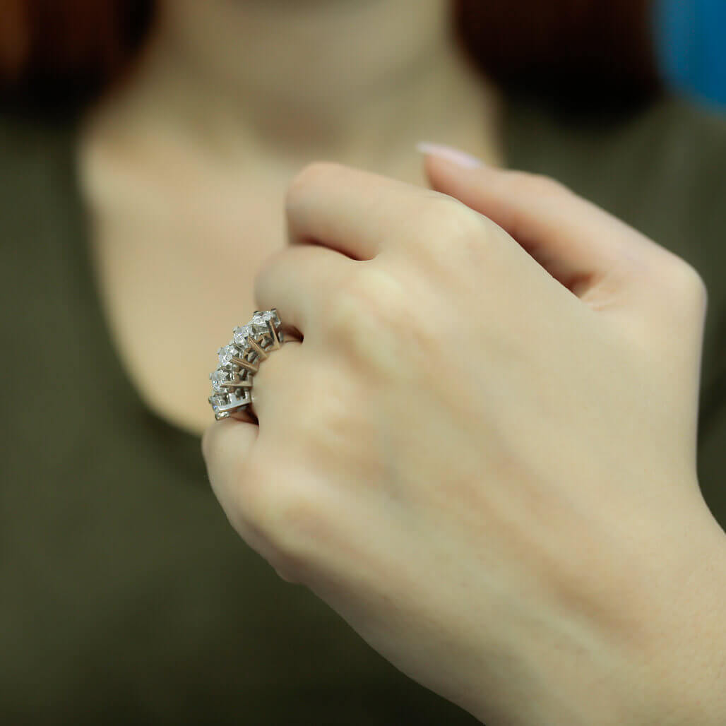 1.50 Carat Diamond Five Stone Ring