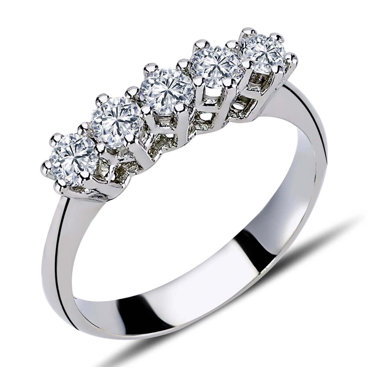 0.60 Carat Diamond Five Stone Ring