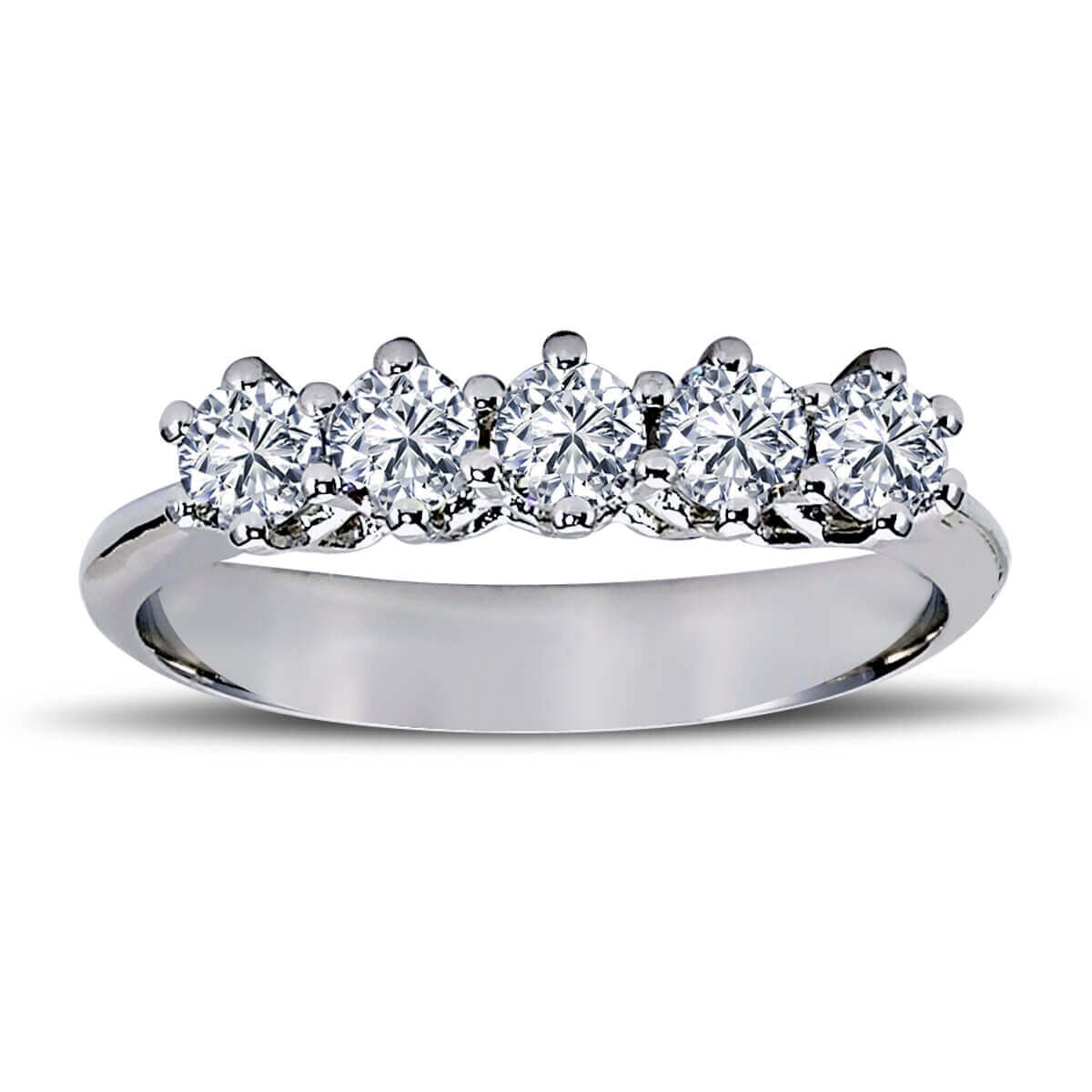 0.60 Carat Diamond Five Stone Ring