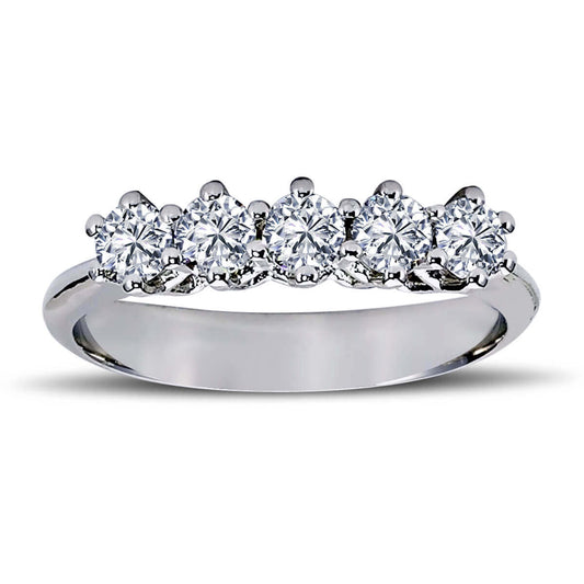 0.60 Carat Diamond Five Stone Ring
