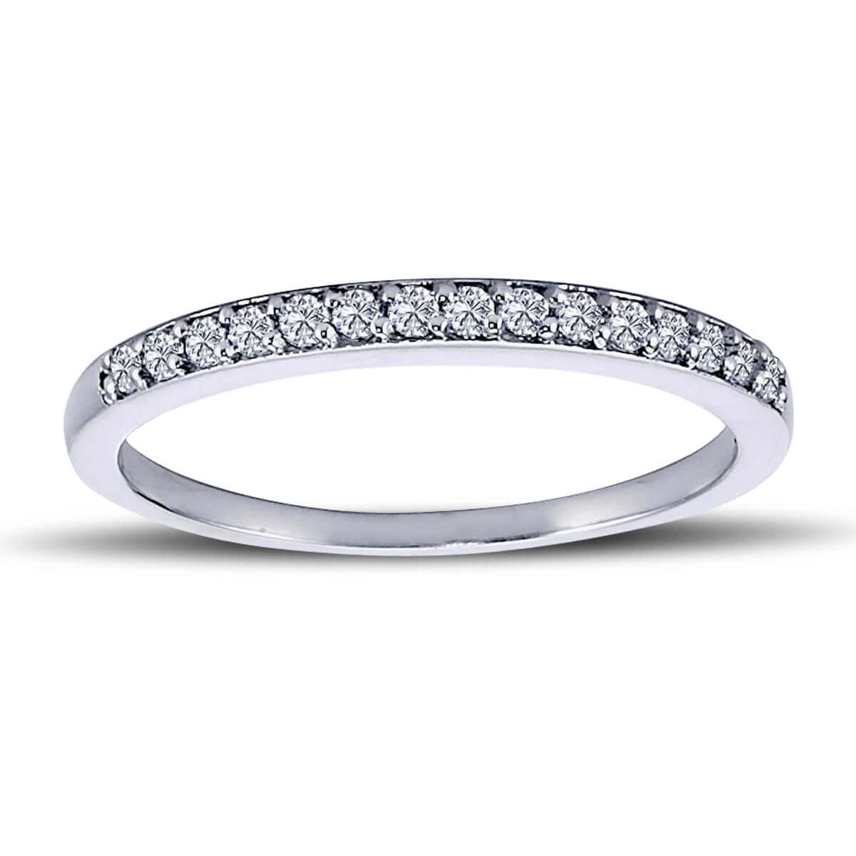 0.18 Carat Diamond Half Ring