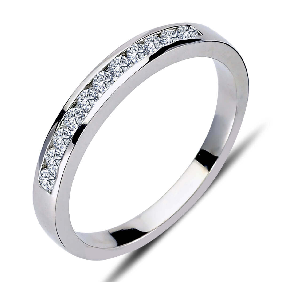 0.32 Carat Diamond Half Ring