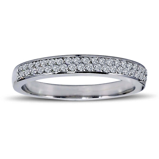0.20 Carat Diamond Half Ring