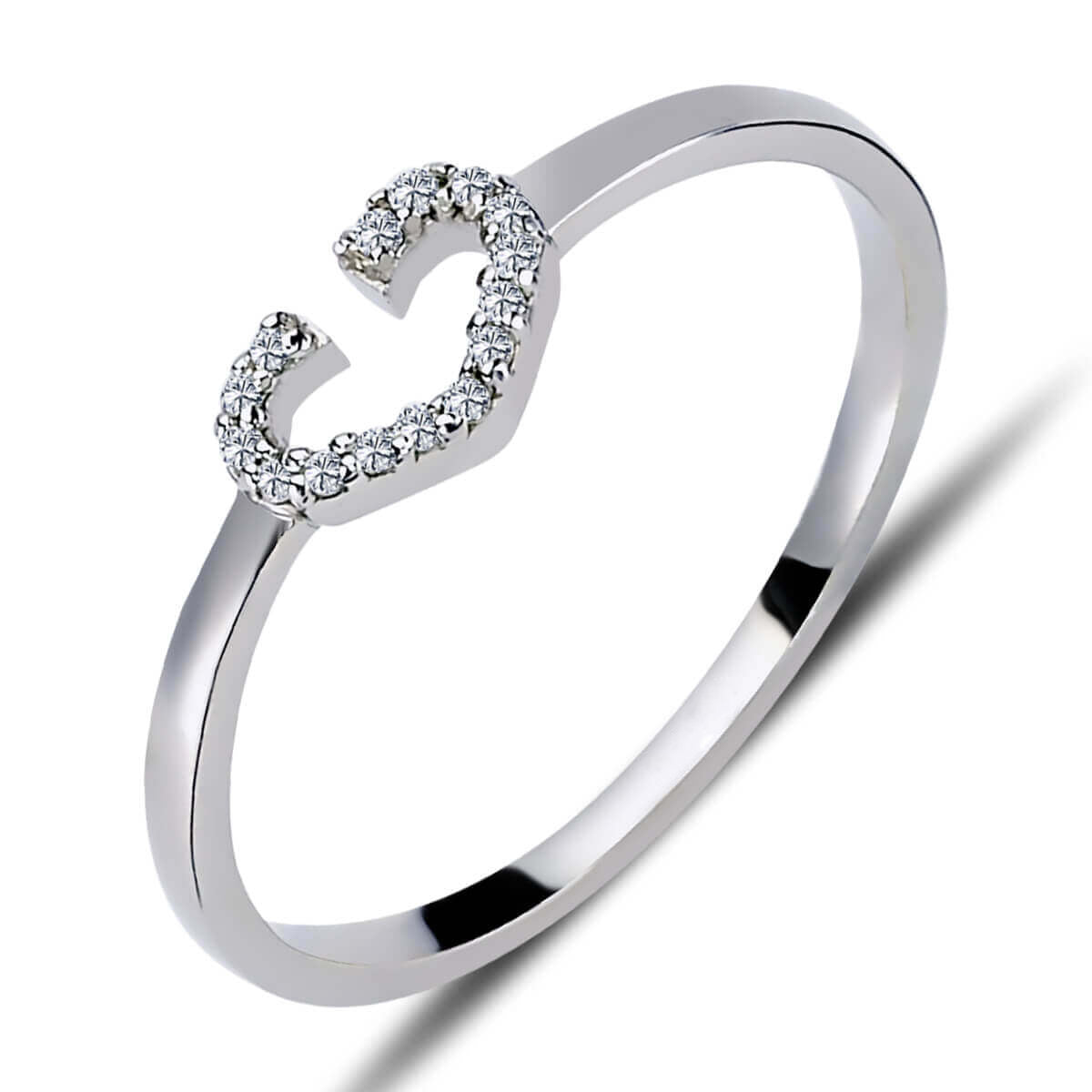 Diamond Heart Ring
