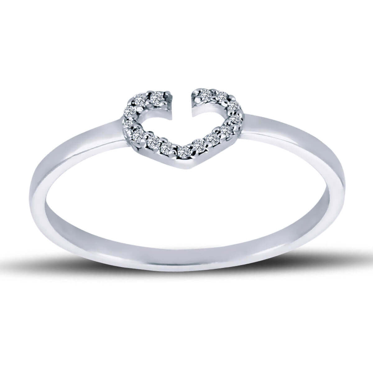 Diamond Heart Ring