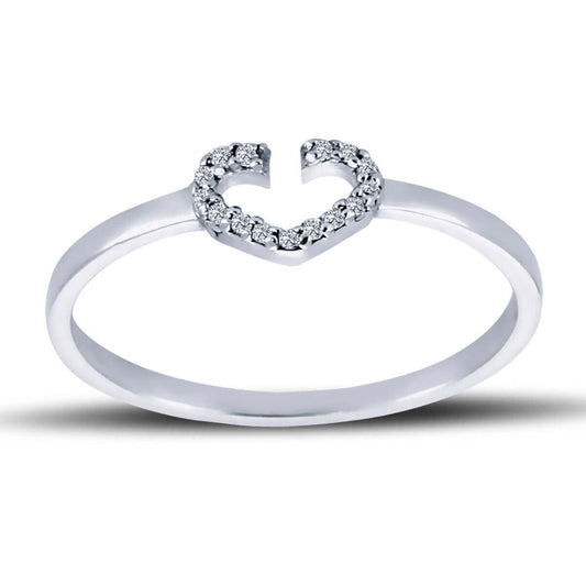 Diamond Heart Ring