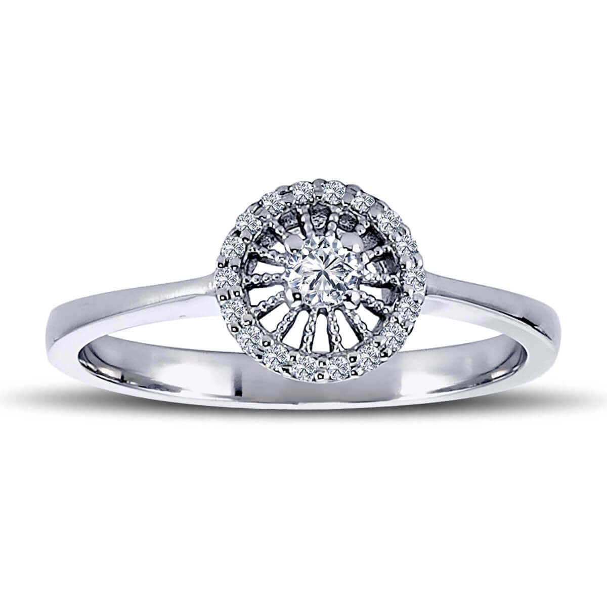 Diamond Round Ring