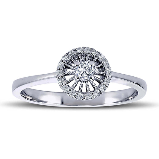 Diamond Round Ring