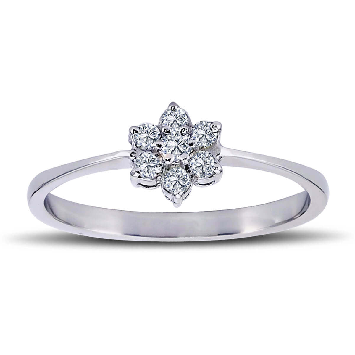 Diamond Daisy Ring