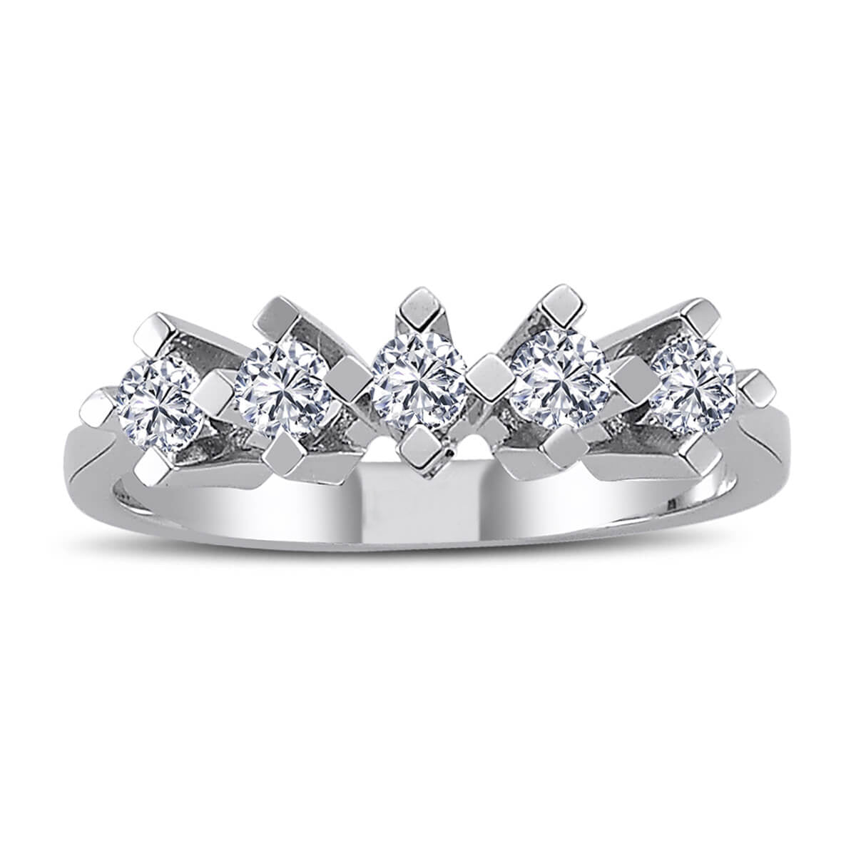 0.41 Carat Diamond Five-Stone Ring