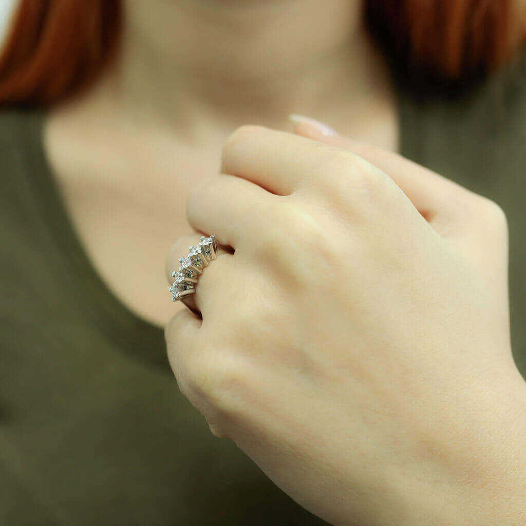 0.41 Carat Diamond Five-Stone Ring