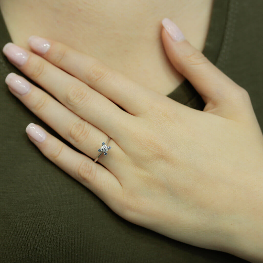 0.30 Carat Solitaire Look Diamond Ring