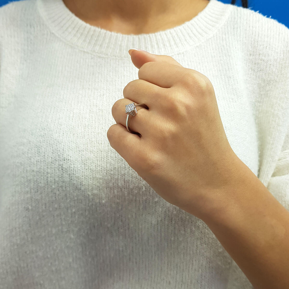 0.80 Carat Solitaire Look Diamond Ring