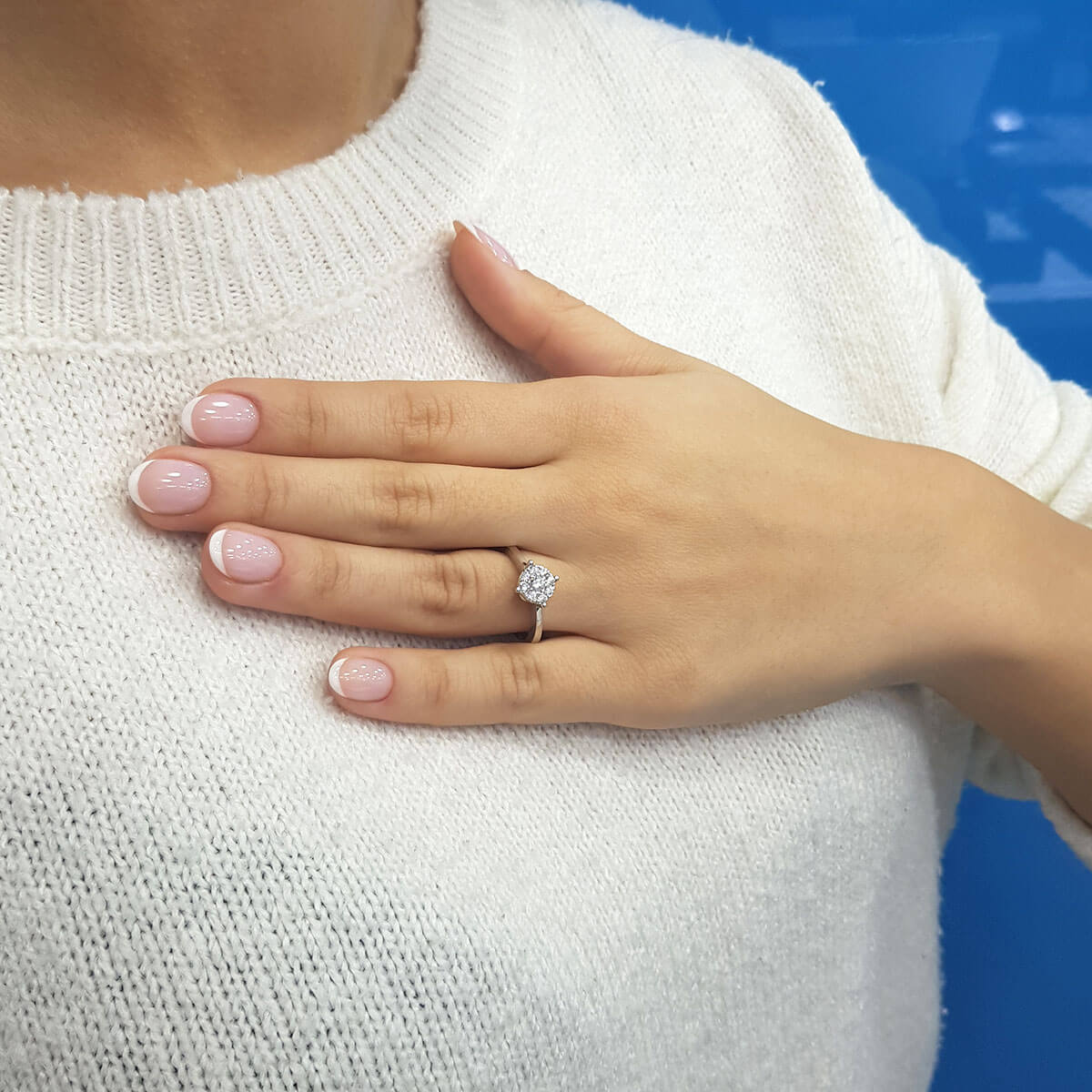 1.50 Carat Solitaire Simulated Diamond Ring