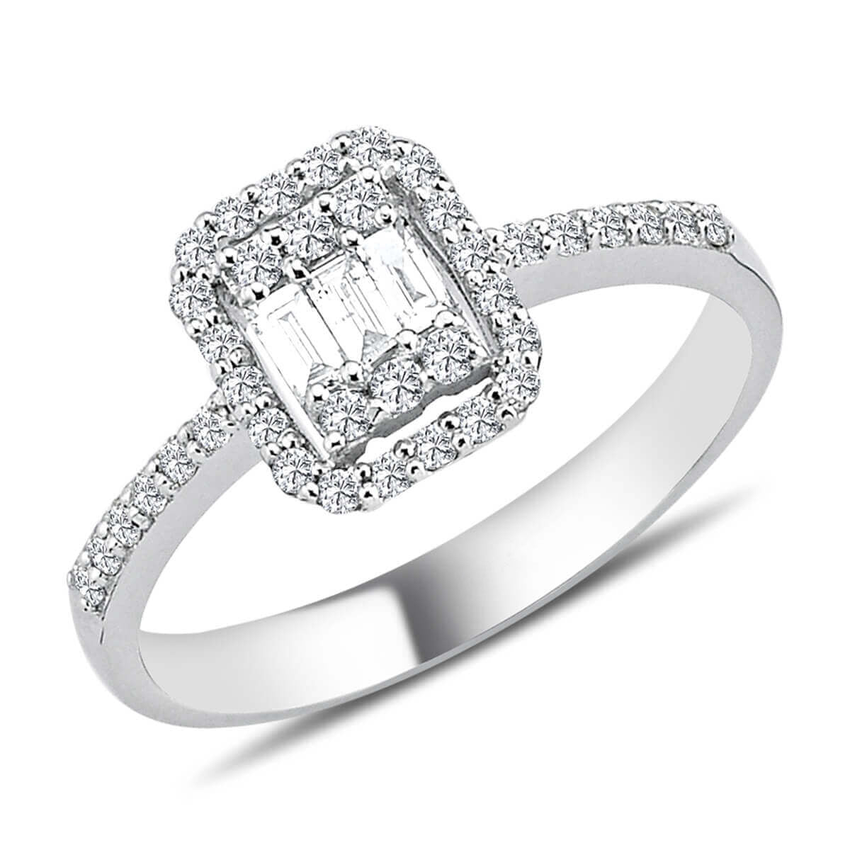 0.33 Carat Baguette Diamond Ring