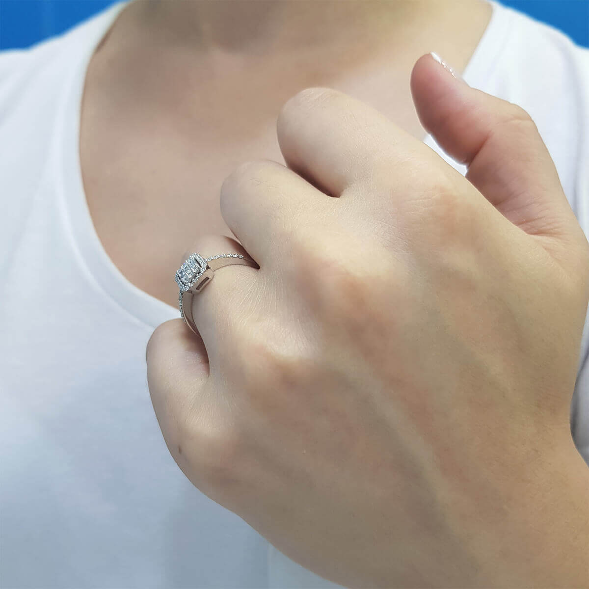 0.33 Carat Baguette Diamond Ring