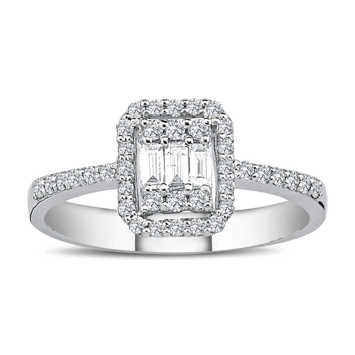 0.33 Carat Baguette Diamond Ring