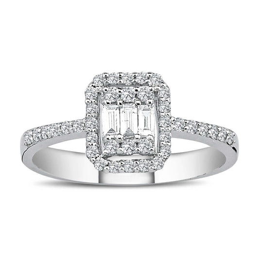 0.33 Carat Baguette Diamond Ring