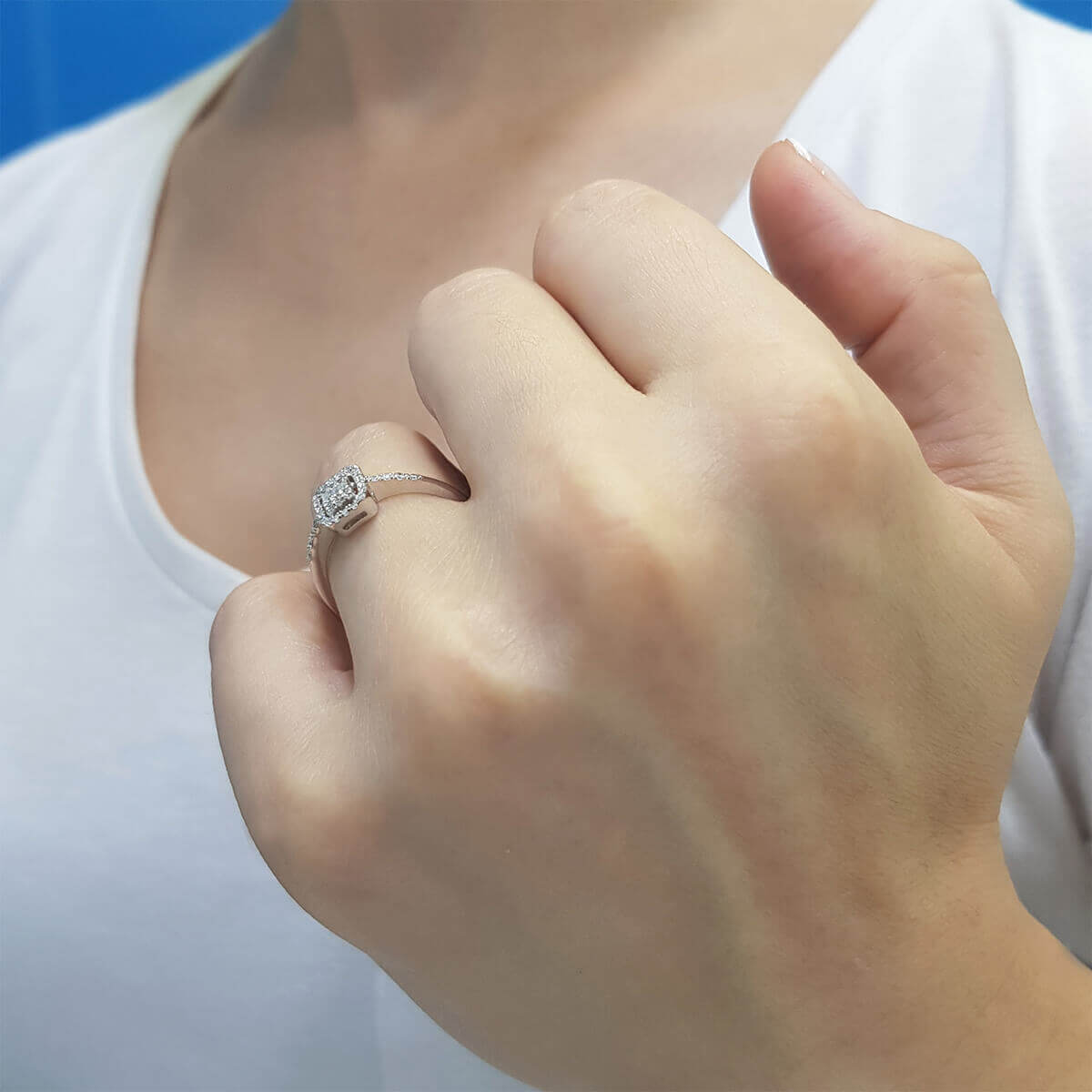 0.20 Carat Baguette Diamond Ring