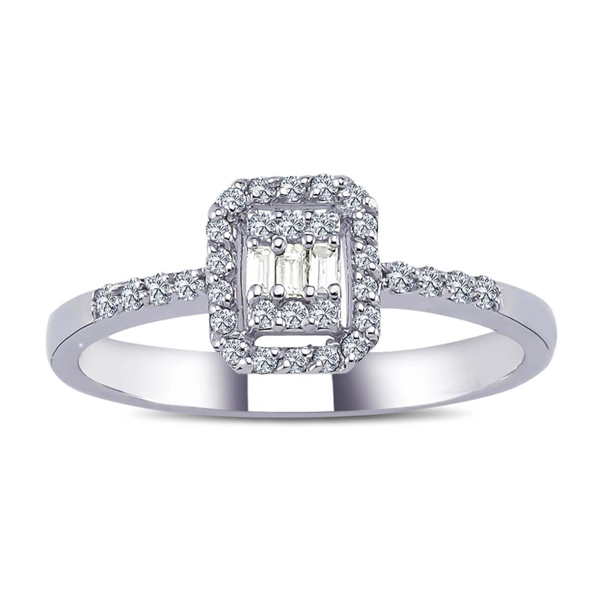 0.20 Carat Baguette Diamond Ring