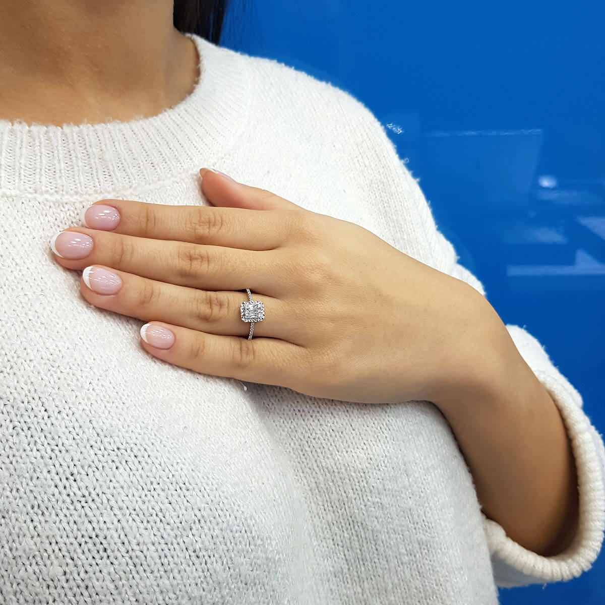 0.26 Carat Baguette Diamond Ring