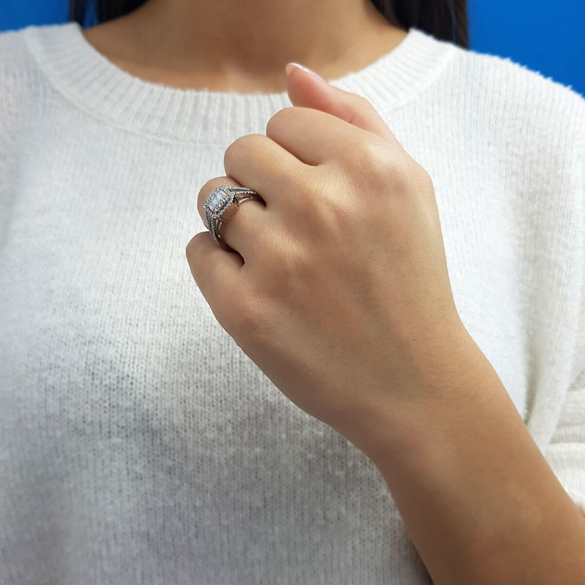 0.62 Carat Baguette Diamond Ring