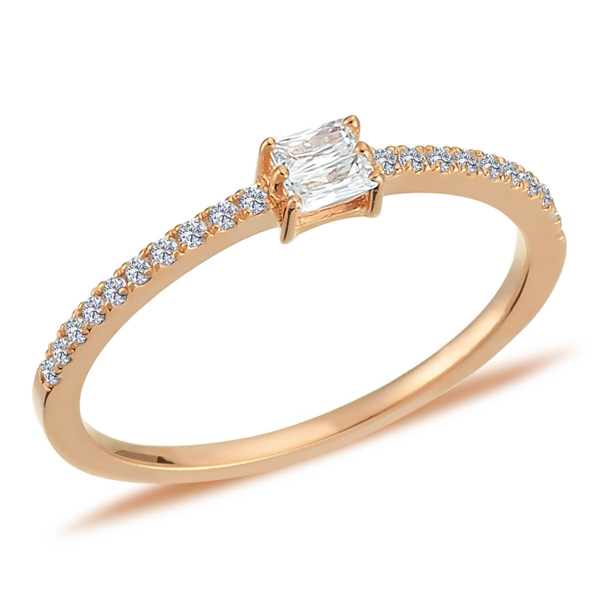Baguette Diamond Lagas Ring