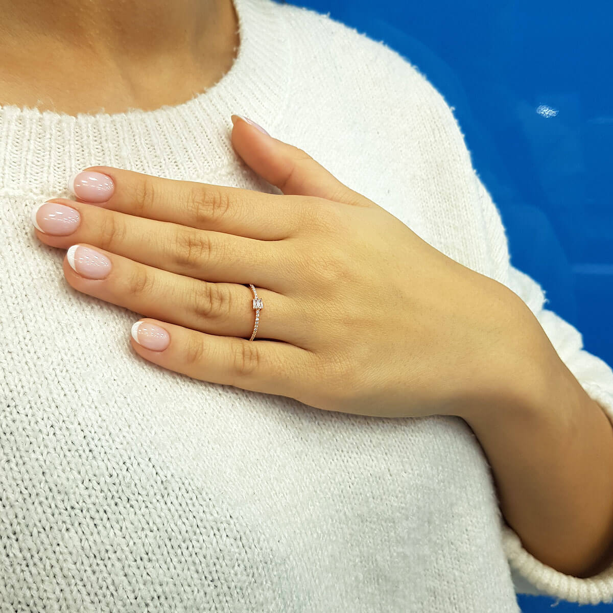 Baguette Diamond Lagas Ring