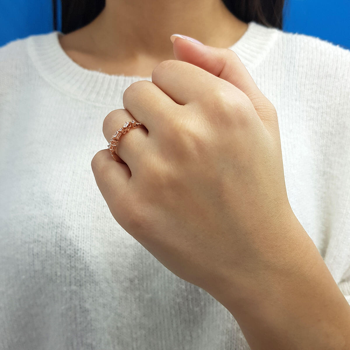 Baguette Diamond Girsu Ring