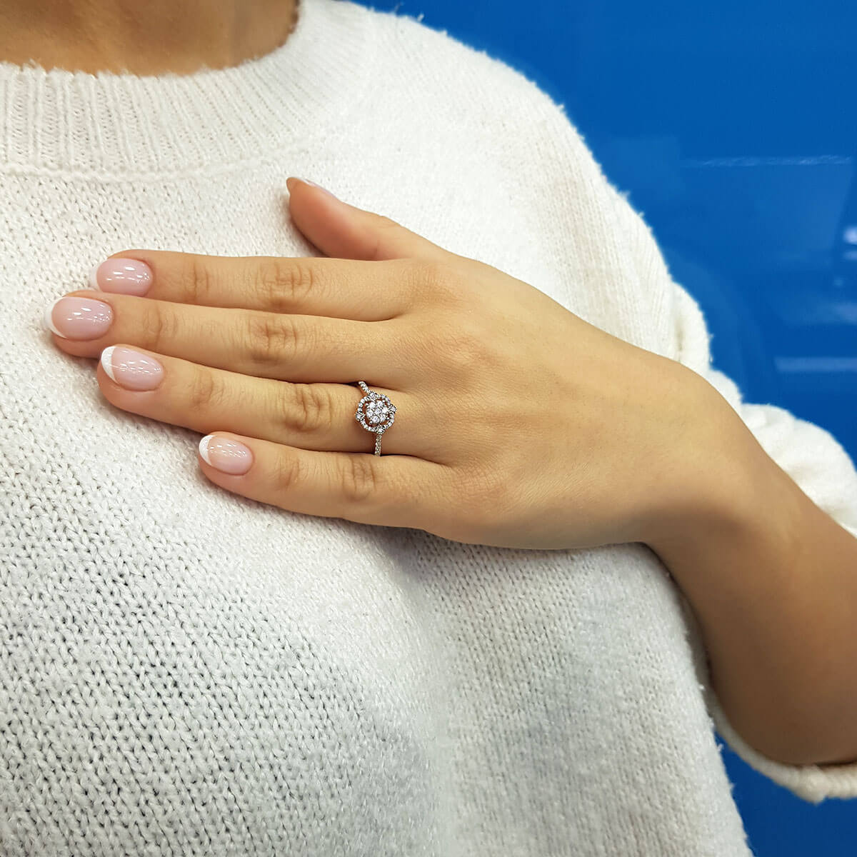 Diamond Stone Nagar Ring