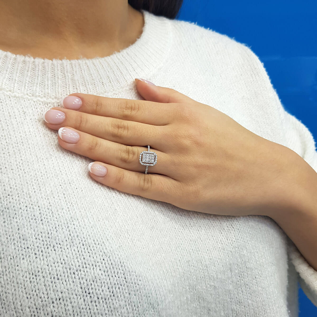 0.55 Carat Baguette Diamond Ring