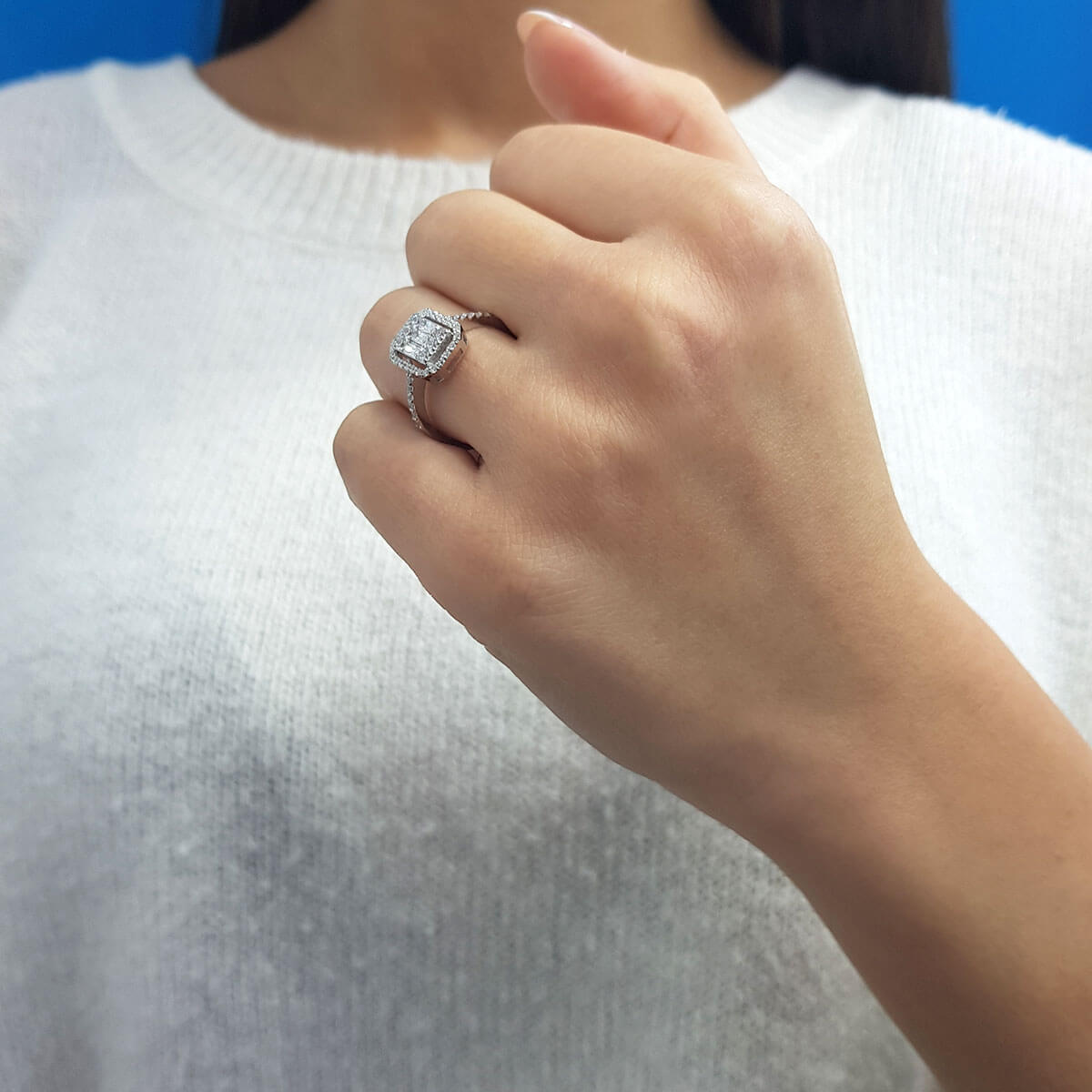 0.55 Carat Baguette Diamond Ring