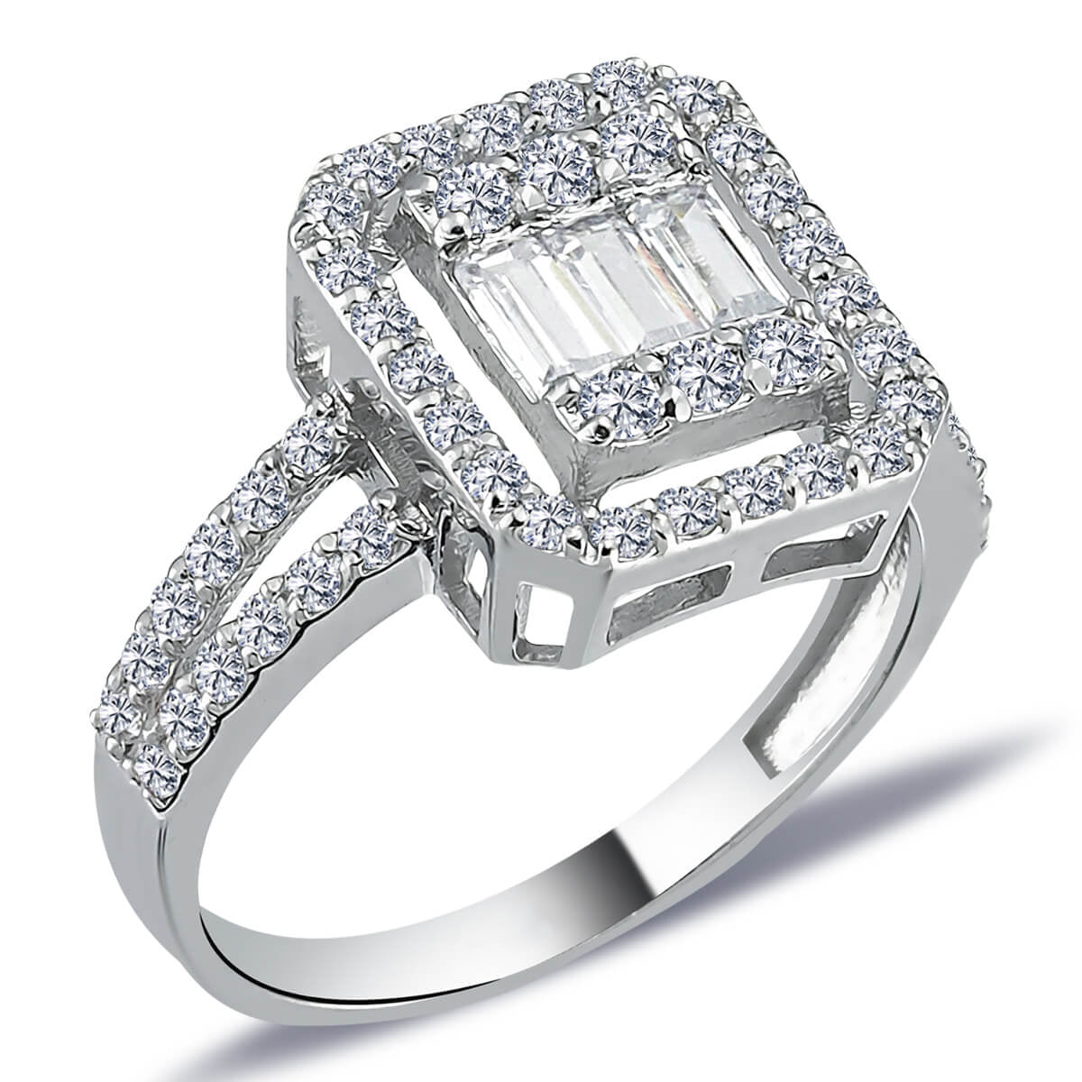 1.01 Carat Baguette Diamond Ring