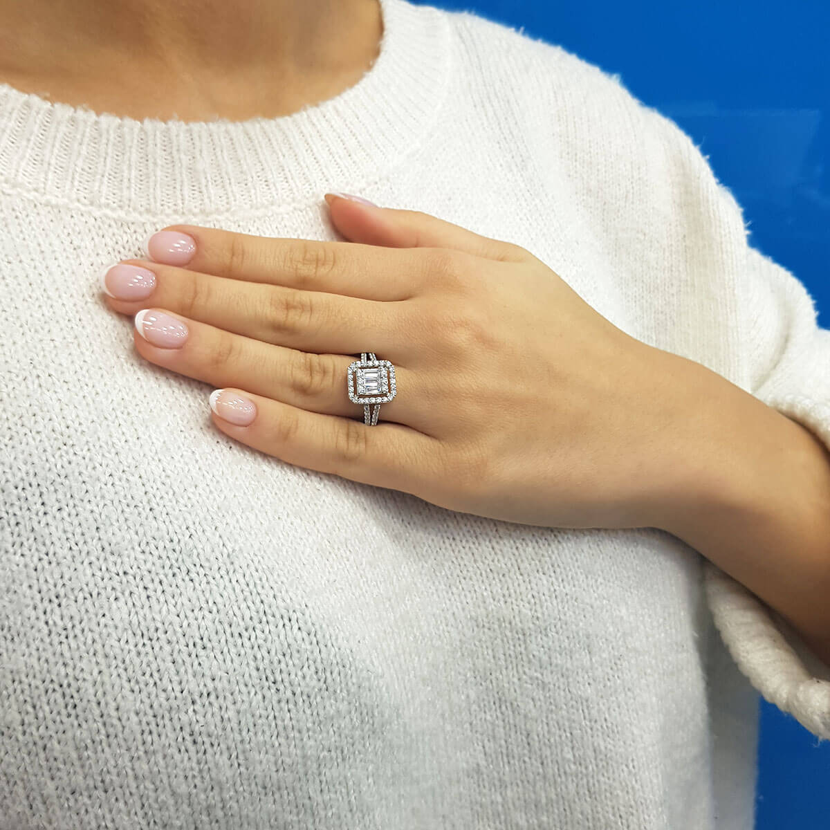 1.01 Carat Baguette Diamond Ring