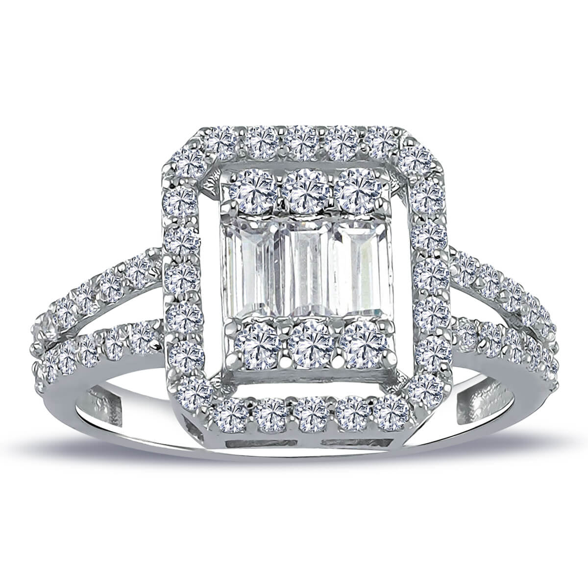 1.01 Carat Baguette Diamond Ring