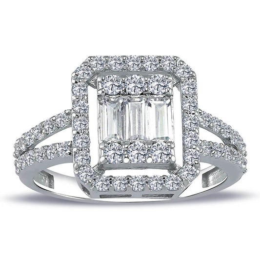1.01 Carat Baguette Diamond Ring