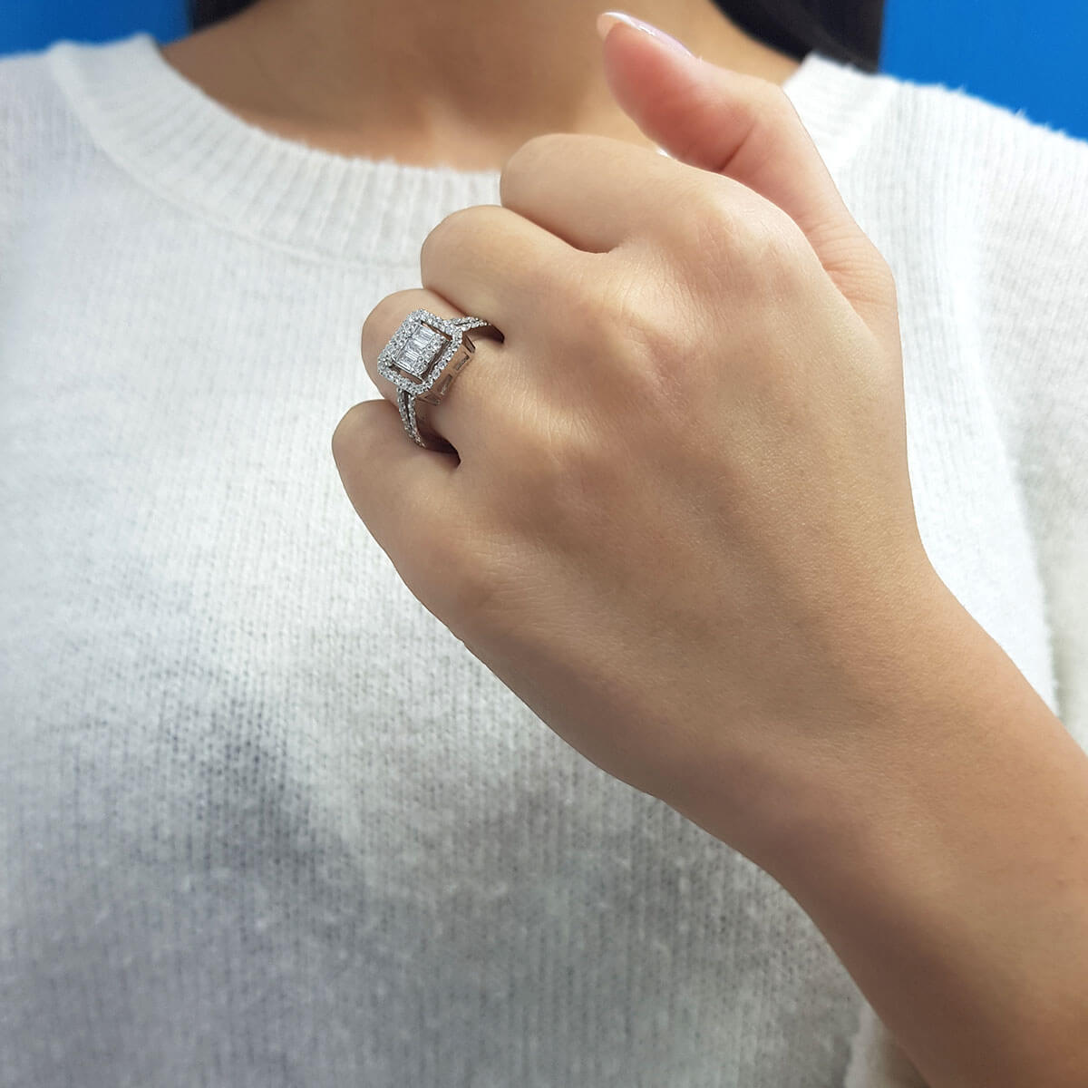 1.01 Carat Baguette Diamond Ring