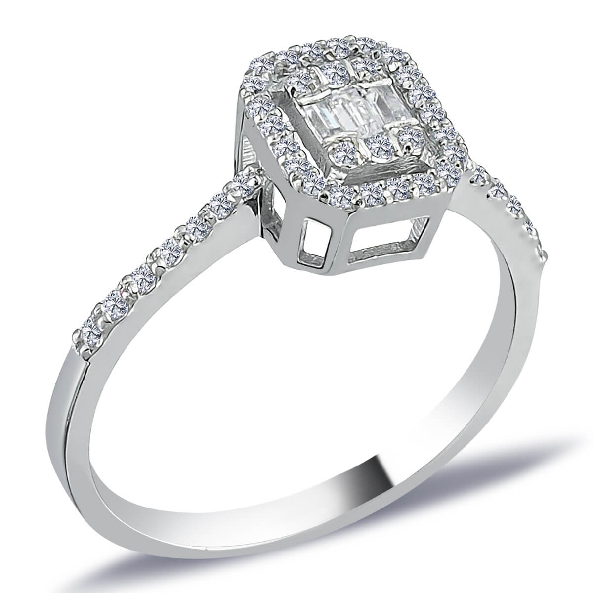 0.30 Carat Baguette Diamond Ring