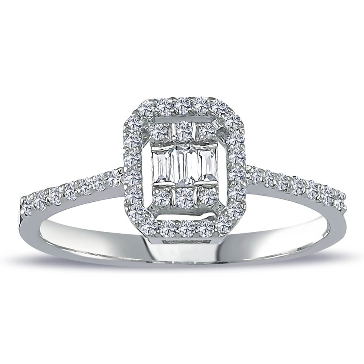 0.30 Carat Baguette Diamond Ring
