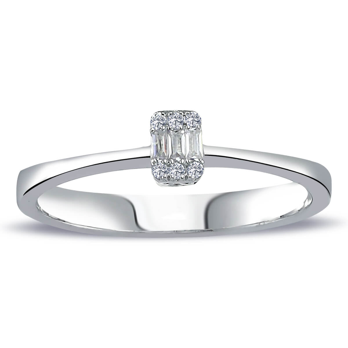 Baguette Diamond Hale Ring