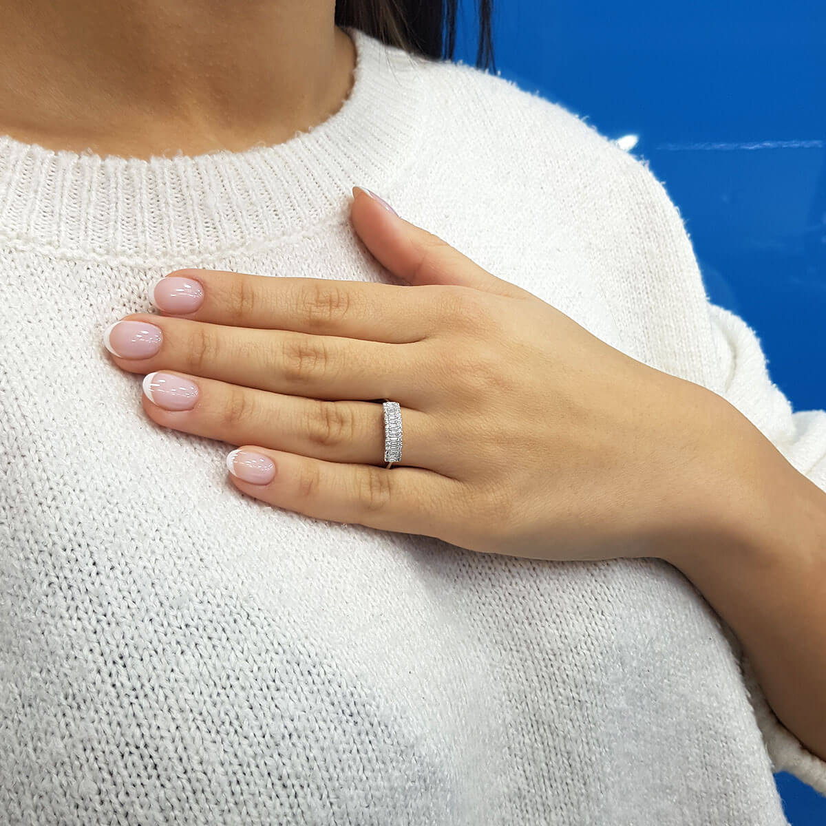 Baguette Diamond Five-Stone Ring